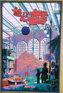 Durieux WILLY WONKA & CHOCOLATE FACTORY Official Limited Edition Variant Print - Picture 1 of 9