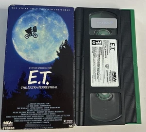 Vintage E.T. The Extra Terrestrial VHS Tape Movie Pre-Owned - Picture 1 of 2