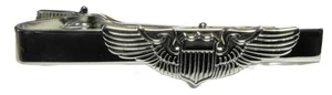 Aviator Pilot Wings Tie Bar Fix Clip Army Navy Air Force Aeroplane Plane Clasp - Picture 1 of 4