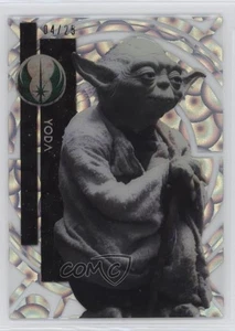 2015 Topps Star Wars High Tek Form 1 Clouds Diffractor /25 Yoda #6 07d9 - Picture 1 of 3