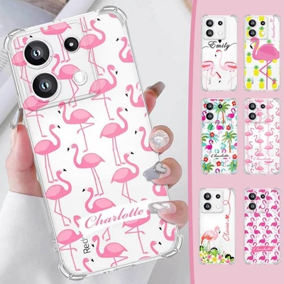 Funda blanda personalizada Flamingo para teléfono Xiaomi 11T 12T 13T Redmi Note 14 13 12 Foto 1 de 4