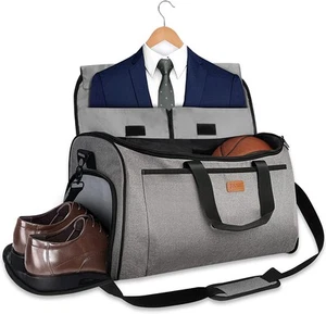 Garment Bags for Travel, Suit Bag Convertible 2-in-1 Waterproof Hanging Duffl... - Picture 1 of 6