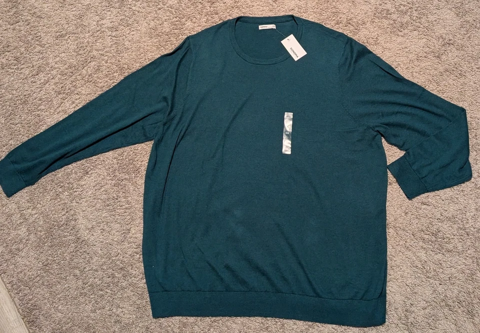 Suéter de Navidad Sonoma verde grande y alto 4X para hombre nuevo con etiquetas Foto 1 de 1