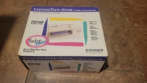 Vintage Conner Tape-Stor 250MB Tape Drive *250MB TAPE INCLUDED, TESTED WORKING* - Picture 1 of 5