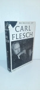 THE MEMOIRS OF CARL FLESCH 1957 FIRST EDITION HARDCOVER - Picture 1 of 8
