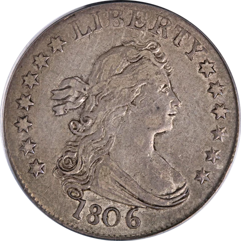1806 Bust Quarter PCGS VF35 Superb Eye Appeal Nice Strike Cover