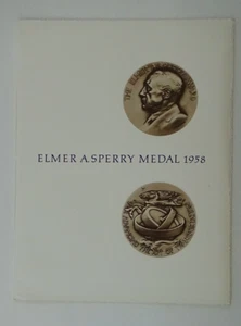 Speech of Dr. Nordhoff 1958 Elmer A. Sperry Award Ferdinand Porsche & VW #C-92 - Picture 1 of 7