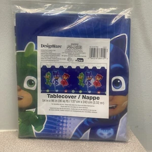 PJ Mask Party Blue Tablecover Tablecloth 54x96” Supplies Decoration - Bild 1 von 2