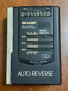 Sharp JC-518 (BK) AM/FM Lettore di cassette stereo con equalizzatore grafico SOLO PARTI - Foto 1 di 8