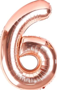 Number 6 Balloon 34Inch, 6th Birthday Balloon for Boy Girl - Picture 1 of 1