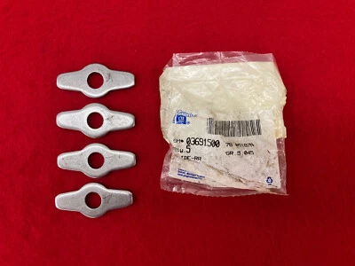 NOS GM Corvette 4 Brake Shoe Guide Plates 3691500 Bel Air Impala 51 53 57 60 62 Foto 1 de 4