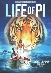Life of PI DVD Movie 2012 With Case 20th Century Fox Not Rated - Picture 1 of 8