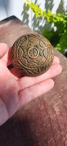 Antique Victorian Solid Copper Door Knob Eastlake Restoration Ornate Salvage - Picture 1 of 5