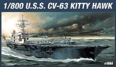 NEW ACADEMY 1/800 Scale USS KITTY HAWK CV-63 US Navy Aircraft Carrier - Image 1 of 4