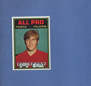 1974 Topps Football Set GEORGE KUNZ Card # 122