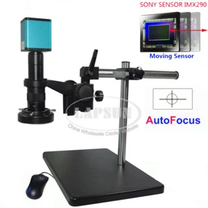 Autofocus 1080P 60FPS HDMI Auto focus Digital Microscope Camera 100X 180X Lens A - Picture 1 of 6