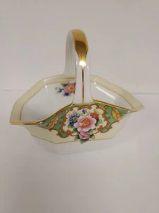 Vintage Noritake Morimura Bros Mini Porcelain Baskets Japan - Picture 1 of 8