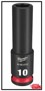 Shockwave 3/8 Zoll Antrieb 10 mm tief 6 Punkt Steckschlüssel (1er-Packung) kostenloser Versand - Bild 1 von 3