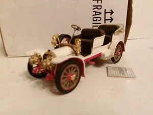 Franklin Mint 1904 Mercedes Simplex 1:24 Scale DieCast Model White W/Papers, Box - Picture 1 of 8