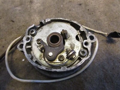 Honda SL125 1973 culata árbol de levas leva puntos de encendido placa carcasa soporte Foto 1 de 2