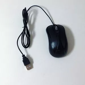 USB Wired Optical Scroll Wheel 3-Button Mice Mouse Black - Picture 1 of 3