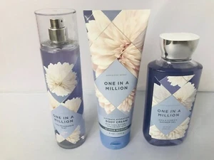 Bath & Body Works One In A Million Shower Gel Body Mist & Body Cream Set - Picture 1 of 1