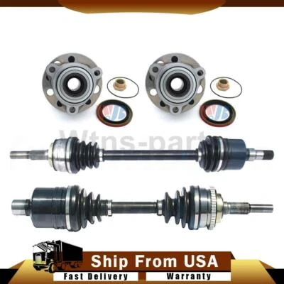 4X JUNTAS DE EJE CV DELANTERO COJINETE DE RUEDA para Pontiac 6000 1983|Buick Century 1983 Foto 1 de 4