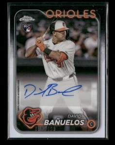2024 Topps Chrome Update #AC-DB David Bañuelos Autographs refractor - Picture 1 of 2