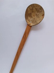 Herramienta de cocina hecha a mano ecológica Ceilán cuchara tradicional con cáscara de coco - Imagen 1 de 4