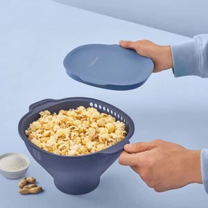 Tupperware WOW Pop Microwave Popcorn Maker, Bowl Movie Dishwasher Safe NEW !! - Picture 1 of 6