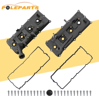 Cubiertas de válvula de motor izquierda+derecha para Nissan Pathfinder Armada Infiniti QX56 13264ZE00A Foto 1 de 4
