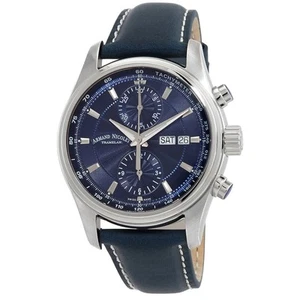 Armand Nicolet MH2 Chronograph Automatic Blue Dial Men's Watch A647A-BU-P140BU2 - Picture 1 of 4