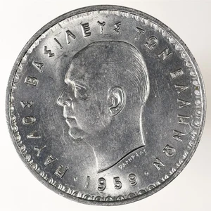 Grecia 10 Dracmai 1959 KM#84 - Imagen 1 de 2