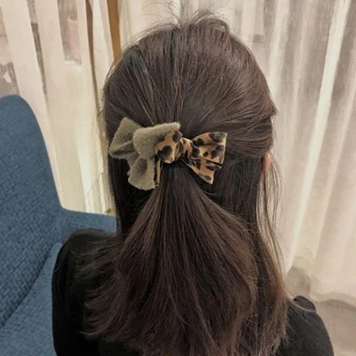 5 Yards Assorted Colors Velvet Ribbon Leopard Pattern For - Image 1 of 4