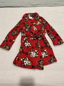Paw Patrol Nickelodeon Kids Bathrobe Size 4T/5T - Picture 1 of 3