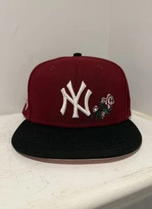 New Era 59Fifty New York Yankees Fitted Cap 2000 World Series Rose Gr. 7 3/8 - Bild 1 von 9