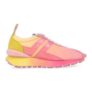 NIB LANVIN PINK/YELLOW BUMPR SNEAKERS SIZE 42 $790 - Picture 1 of 10