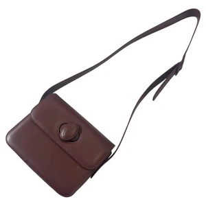 Cartier Must de Cartier Embossed Logo Crossbody Leather Shoulder Bag Bordeaux - Picture 1 of 17