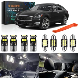 18x Bulbs LED Interior Light Kit for Infiniti Q70 Q70L M37 M56 White Light Bulbs - Picture 1 of 9
