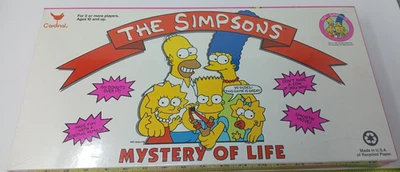 Vintage 1990 The Simpsons Board Game Mystery Of Life by Cardinal Sealed NEW - Image 1 of 4