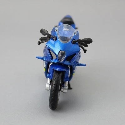 Motorcycle Model Suzuki GSX-R1000 1/18 Scale Blue Toys Diecast Boys for Kids - Image 1 of 4