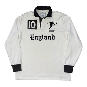 De Colección Ralph Lauren Inglaterra Rugby Manga Larga #10 Para Hombres Grandes Logotipos Bordados DEFECTOS - Imagen 1 de 19