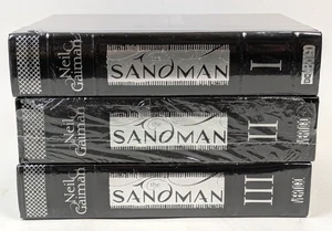 Neil Gaiman The Sandman Omnibus Lotto Vol 1 2 3 Set Completo HC Pelle ~ NUOVO - Foto 1 di 6