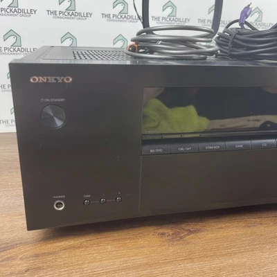 Onkyo TX-SR353 5.1 Channel 700W 4K HD Home AV Receiver W/accessories  TESTED - Image 1 of 4