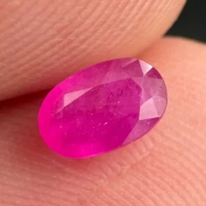 0.66 carat Unheated Untreated Ruby Loose Gemstone from Jegdalek Mine Afghanistan - Picture 1 of 6