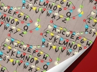 Nuevo papel de envolver navideño inspirado en Stranger Things SO61 Foto 1 de 4