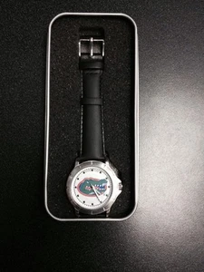 UF Florida Gators Game Time Watch New Black Leather Band - Picture 1 of 1
