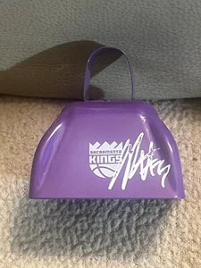 Signed Orlando Robinson 24 25 Sacramento Kings Souvenir Cowbell SGA Chick-Fil-A - Picture 1 of 2