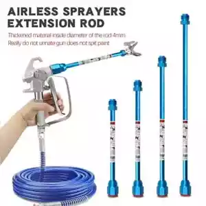 Pistola pulverizadora de pintura sin aire punta extensión poste varilla varita de pintura - Imagen 1 de 10
