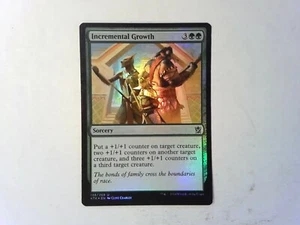 Foil Incremental Growth Khans of Tarkir - Magic the Gathering MTG - Green - Picture 1 of 1